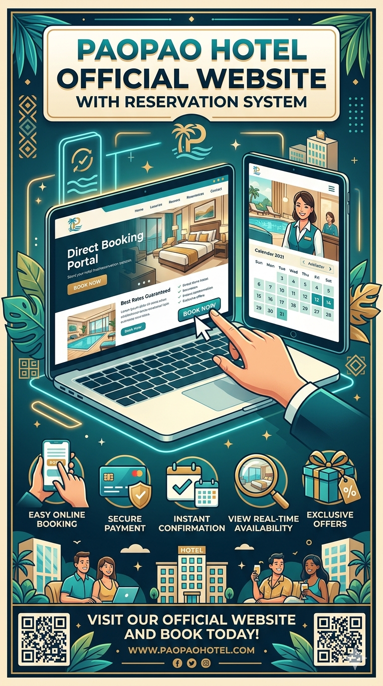 PaoPao Hotel Official Website with Reservation System